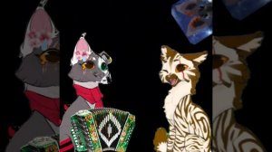 Коллабик number 2 ПАЖОЧЕК и Лунное крыло вроде бы Коты Воители Темная Ночь КВ