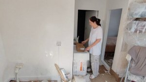 Продолжаю ремонт. Грунтую стены. Дневник за 29 марта