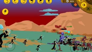 Stick War Legacy, mission 390 (insane, без баффов, гальванический скин)