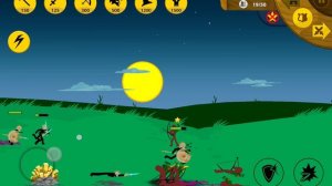 Stick War Legacy, миссия 389 (insane, без баффов, гальванический скин)