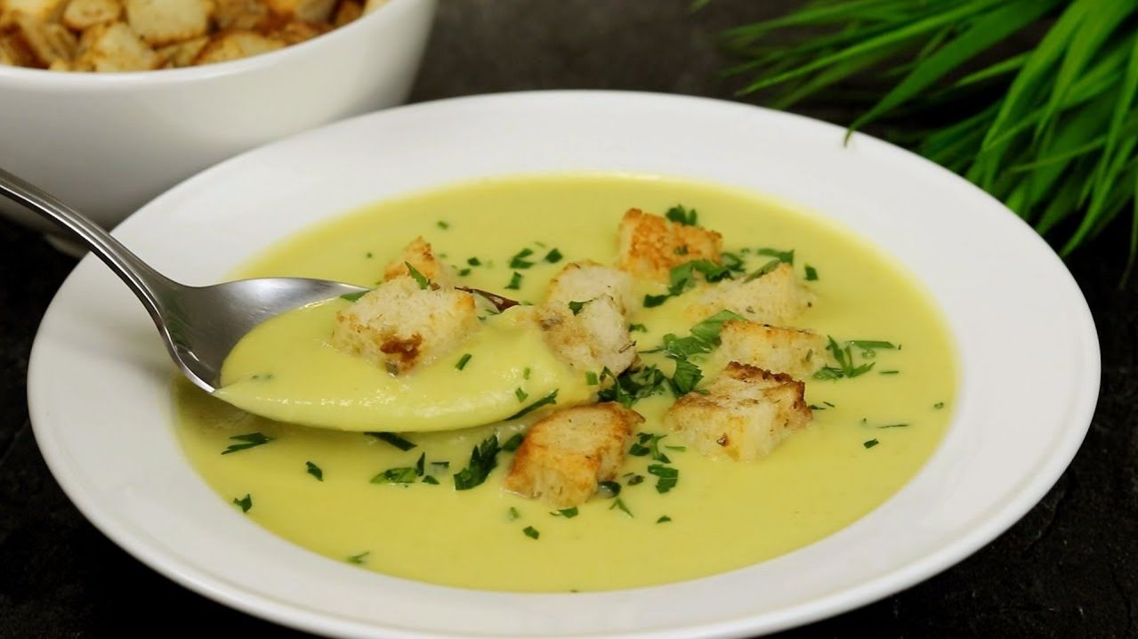 Вкуснейший СУП пюре ИЗ КАБАЧКОВ. Какой же он ВКУСНЫЙ! Делюсь Как приготовить вкусный Суп Без Мяса