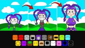 Poppy Playtime x Sprunki Lily Lovebraids эволюция от фазы 1 до финала! РЕАКЦИЯ