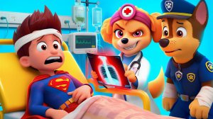 😳БЕЗУМНАЯ СКАЙ ВРАЧ ЛЕЧИТ РАЙДЕРА ЩЕНЯЧИЙ ПАТРУЛЬ в МАЙНКРАФТ