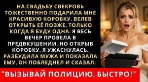 Истории из жизни|Свекровь сделала мне необычный подарок на свадьбу|Аудио рассказы|Жизненные истории