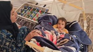 277ч.Мастер помогает семье кочевников построить убежище в холодных горах