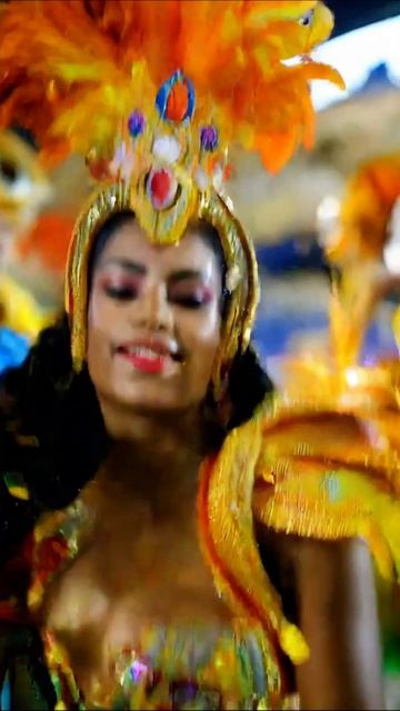 Карнавальная ночь: яркие моменты праздника #карнаваль #танец #культура