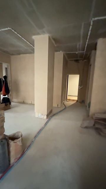 Ремонт квартиры 90 м² в ЖК Резиденции Сколково: штукатурка стен за 7 дней!