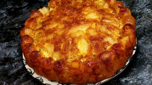 Пирог с грушами, маком и грецкими орехами к чаю