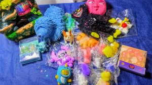 АСМР Распаковка сквишей силиконовых антистрессов ТАБА СКВИШИ лапки 🐾