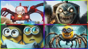 ПАРОЗОВИК ТОМАС против ЧУ-ЧУ ЧАРЛЬЗА 🚂🕷️ Кто победит в ТАНЦЕВАЛЬНОЙ БИТВЕ Миниона-Паука? 🏆