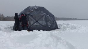Новая модель от RUSTRAIL Мега палатка Yurta 5,0 Panorama