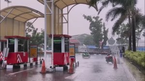 Суперсильный дождь в Индонезийской деревне☔⛈️