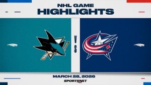 Обзор матча НХЛ | Коламбус - Сан-Хосе (29.03.2026)