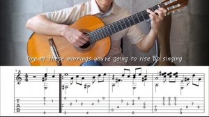 SUMMERTIME George Gershwin на Гитаре. Уроки гитары. Ноты и табы для Гитары Jinsung Lee