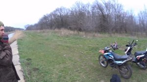 На скутере с эндуро) новые знакомства...👍