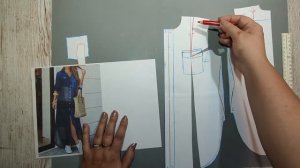 Моделирование. Длинная женская рубашка на любой размер. Выкройка № 2005.