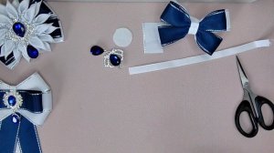 Бантики из репсовой ленты 2,5 см .