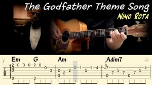 THE GODFATHER на Гитаре. Уроки Гитары. Ноты и табы для Гитары Easy Fingerstyle