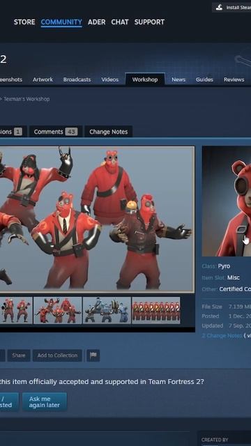 Очередной ФУРРИ - ПИРО #shorts #teamfortress2 #tf2 #ader #тф2 смотреть онлайн