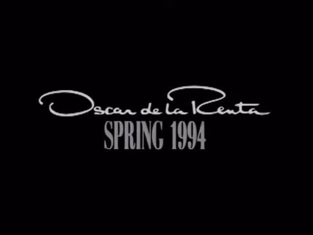 Показ женской коллекции Oscar de la Renta весна-лето 1994