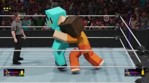 Битва титанов реслинга в Майнкрафте, новые бойцы на ринге