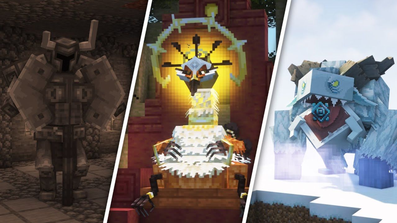 ЛУЧШИЙ МОД НА ОПАСНЕЙШИХ БОССОВ В МАЙНКРАФ!  ОБЗОР