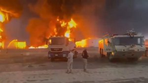 ‼️🇮🇷🇰🇼После атаки Ирана пылает международный аэропорт Кувейта !!!