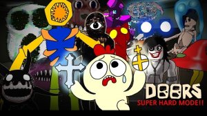 🍿Doors 👁️ Комикс с кратким обзором режима Super Hard! Анимация ДОРС