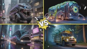 ШКОЛЬНЫЙ АВТОБУС МОНСТР 🚌🔥 Кто победит в ТАНЦЕВАЛЬНОЙ БИТВЕ огромных машин? 🏆