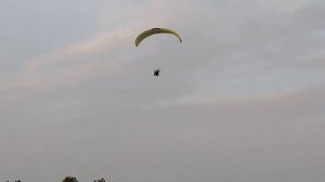 Полёт на параплане, съёмки в г. Каменка Пензенской области