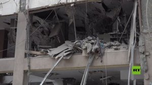 دمار في مبنى تلفزيون "العربي" بطهران إثر غارة إسرائيلية