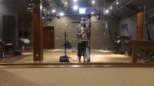 Сергей Клевенский на записи альбома "Химера"