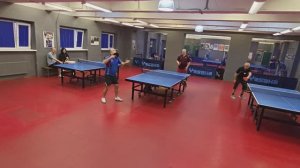 отбор Ерошов Ф. (664) - Денисов А. (543) 24.03 настольный теннис Малиновый 400+ турнир