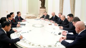 Владимир Путин встреча с Премьер-министром Вьетнама Фам Минь Тинем, Кремль, 25 марта 2026 года