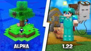 Выжил на ОСТРОВЕ ОБНОВЛЕНИЙ в Майнкрафт!