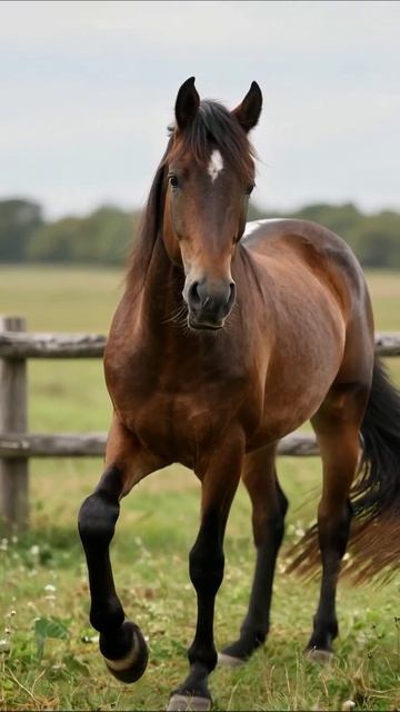 Красота лошади на фоне природы #лошади #природа #животные