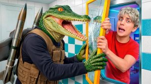 We Built 3 SECRET Rooms to Spy on Bombardiro Crocodilo!