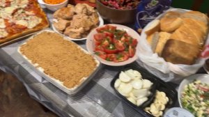 ШВЕДСКИЙ СТОЛ! ПИЦЦА, ВИНЕГРЕТ, ЧЕБУРЕКИ, ЗАПЕЧЕННОЕ МЯСО И МНОГОЕ ДРУГОЕ!