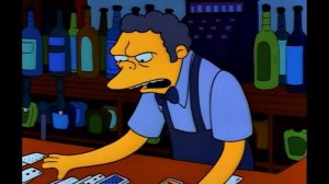 Бармен Мо I Лучший друг любого жителя #симпсоны #барменмо #simpsons