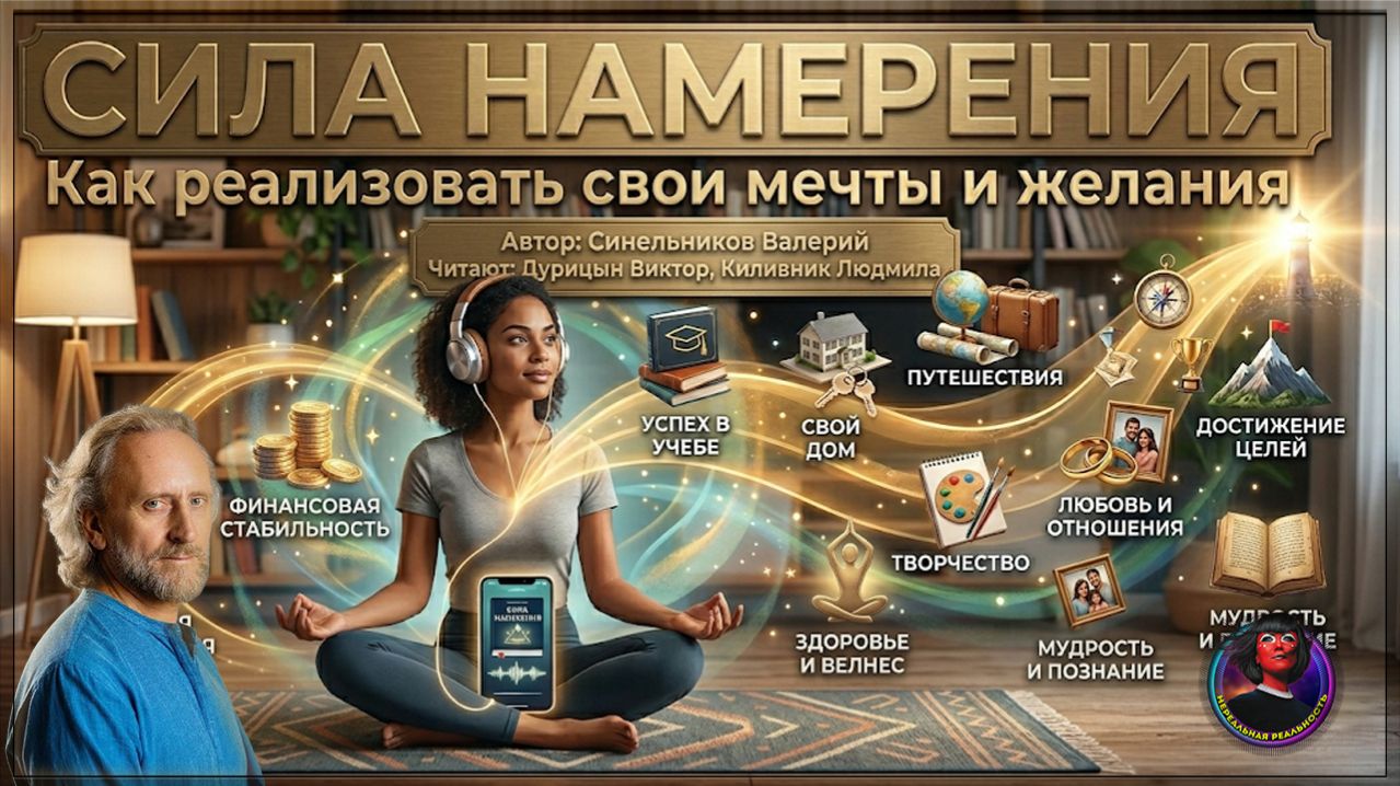 Сила намерения. Как реализовать свои мечты и желания. Синельников В. Читают Дурицын В., Киливник Л.