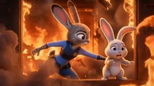 Зайка Твиксик Пожар Мультик