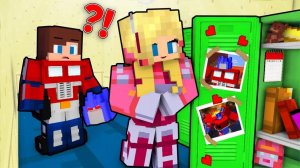 Девочка-трансформер влюбилась в Джей Джея Оптимуса Прайма. Майнкрафт Мультик