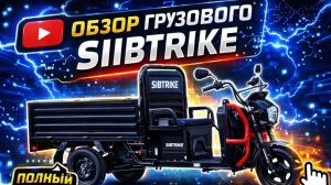 Грузовой Электро Трицикл Sibtrike