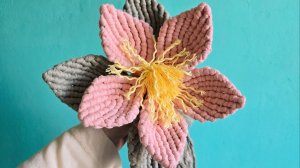 ЭКЗОТИЧЕСКИЙ ЦВЕТОК 🌺 в технике макраме | Мастер-класс