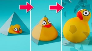 АСМР СТЕКЛЯННАЯ ПИРАМИДКА ПРОТИВ ГИПЕРЭЛАСТИЧНОЙ УТКИ РЕАКЦИЯ