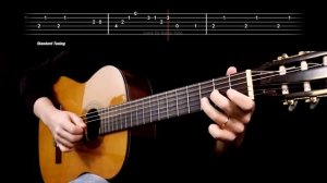 THE ENTERTAINER Scott Joplin на Гитаре. Уроки Гитары. Ноты и табы Гитары Level Up Guitar Tabs