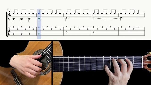 INTERSTELLAR Тема на Гитаре. Уроки гитары. Ноты и табы для Гитары Sky Guitar