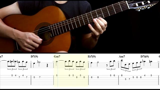 THE GIRL FROM IPANEMA Tom Jobim на Гитаре. Уроки Гитары. Ноты и табы Гитары Level Up Guitar Tabs смотреть онлайн