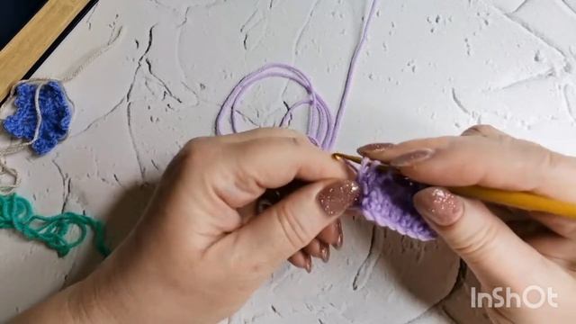 Урок вязания для начинающих #вязание #вязаниекрючком #урокивязания