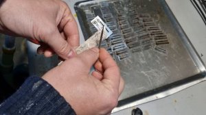 Как очистить голоса гармони от ржавчины.